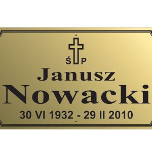 tabliczka aluminiowa elizjum